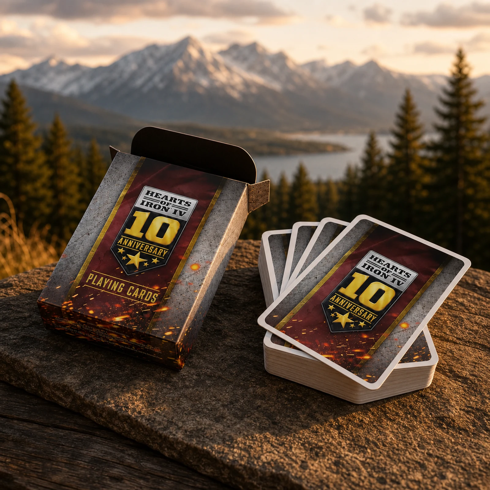 Hearts of Iron tenth anniversary playing cards