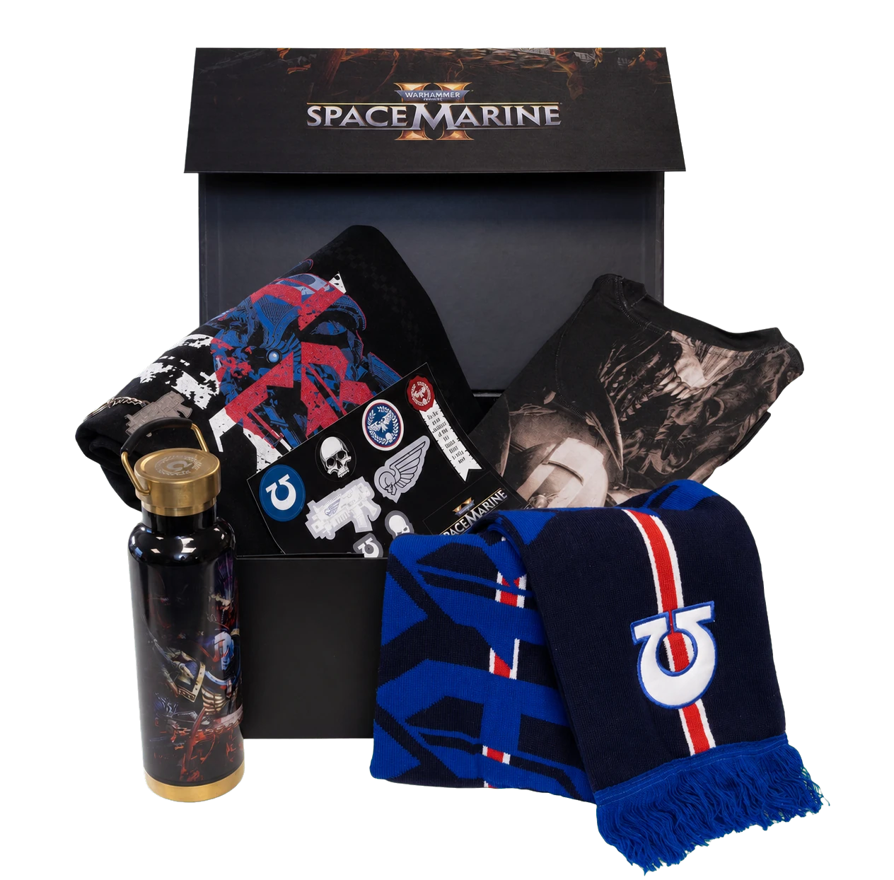 Warhammer Space Marine II merchandise gift bundle